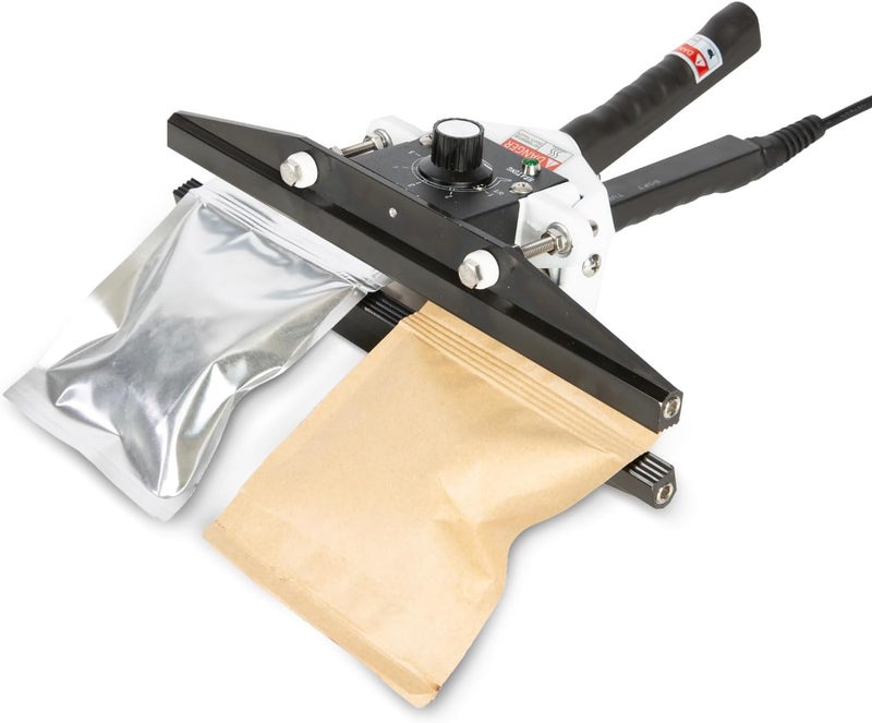 R-PACK Portable Handheld Heat Sealer Machine, FKR-300 12-Inch | For Foil, Kraft, and Mylar Packaging - Image 1